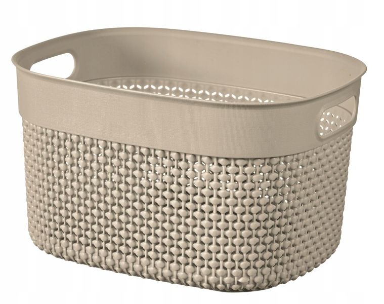 Curver Pudełko Koszyk 6L Pojemnik Beżowy Eko zdjęcie 1