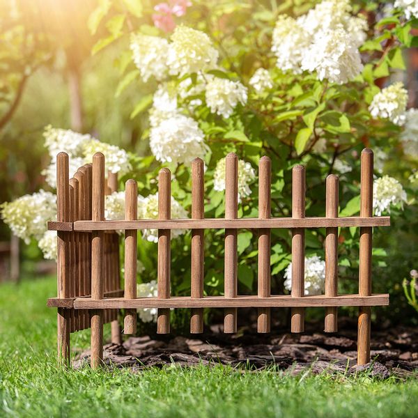 KADAX Płotek Ogrodowy Drewniany Palisada 60cm zdjęcie 2