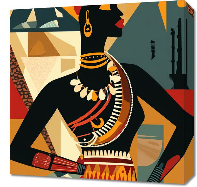 Obraz 50x50cm Afrykańska Mozaika zdjęcie 1