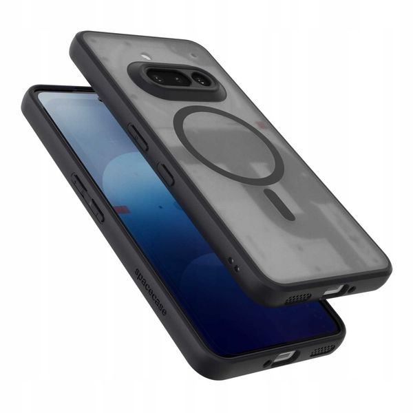 Spacecase Hybrid Mag Nothing Phone 3A Black zdjęcie 4