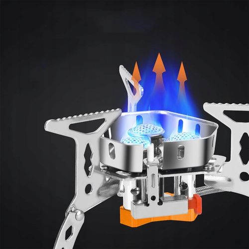 6800W Doskonała MINI kuchenka turystyczna gazowa na kartusze z adapterem na Arena.pl