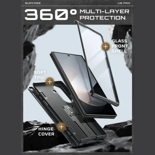 Etui Supcase Unicorn Beetle Pro na Samsung Galaxy Z Fold 7 - czarne na Arena.pl