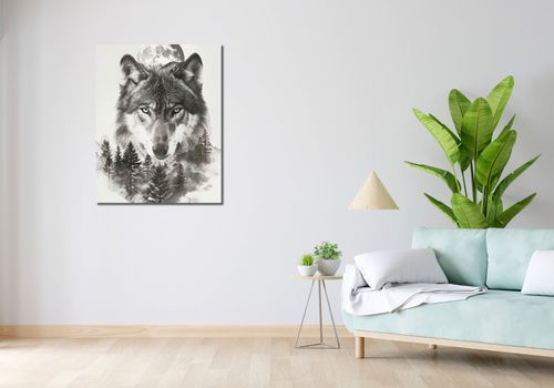 Obraz 70x90cm Wilczy Duch Lasu na Arena.pl