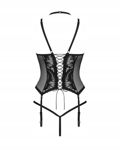 Bielizna-Alessya gorset czarny M/L na Arena.pl