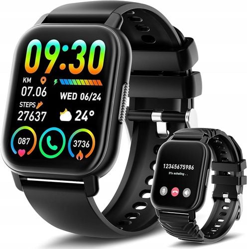 POOUNUR Smartwatch Y6 czarny na Arena.pl