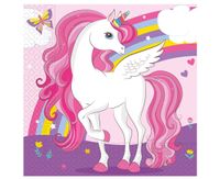 Serwetki papierowe Tęczowy jednorożec, 20 szt.