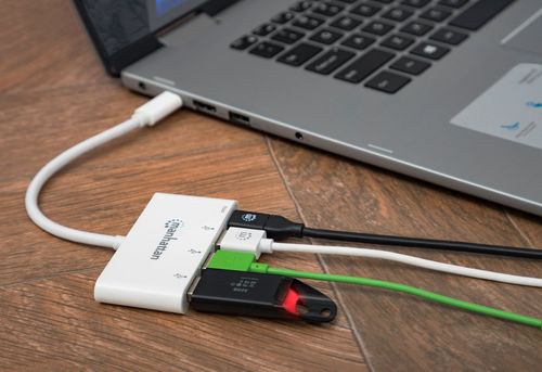 3-Portowy Hub USB-C 3.1 Gen1 3x USB-A z Portem USB-C PD na Arena.pl