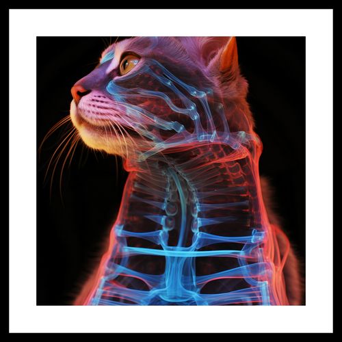 Plakat 30x30cm Anatomia Kota na Arena.pl