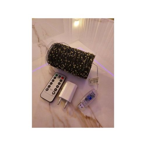 zewnętrzne/ wewnętrzne lampki choinkowe drucik 1000led 100m, multikolor na Arena.pl