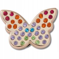 Przypinka Crocs Jibbitz Pin Do Butów Crocs Gold Rainbow Encrstd Butterfly