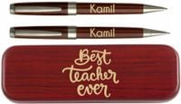 Zestaw piśmienniczy długopis i ołówek mechaniczny GRAWER DLA NAUCZYCIELA