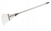 GRABIE METALOWE Z TRZONKIEMDO LIŚCI TRAWY 130 cm