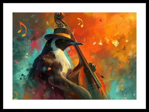 Plakat 42x29,7cm Pingwinia Nuta na Arena.pl