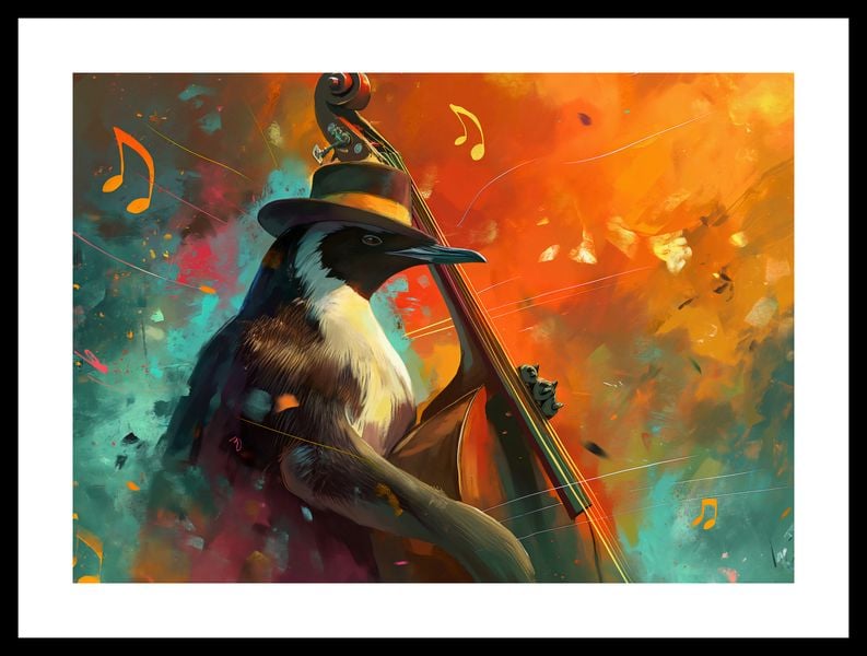 Plakat 42x29,7cm Pingwinia Nuta zdjęcie 3