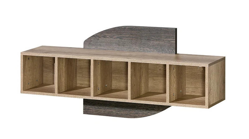 Nowoczesna Półka Wisząca Duża 120 cm Dąb Canyon + Arusha ROMEK DL zdjęcie 1