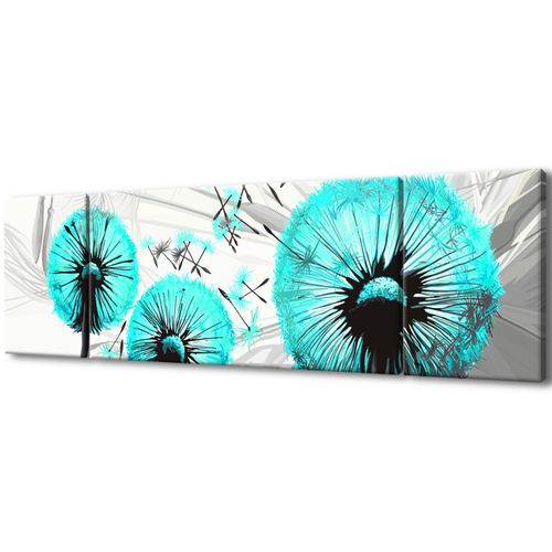 Obraz Płótno 170X50 Dmuchawce W Turkusie na Arena.pl