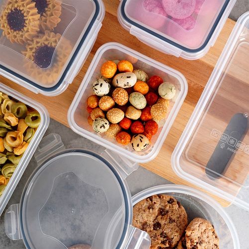 12x Pojemniki Kuchenne Hermetyczne na Żywność z Uszczelką Zestaw Pojemników na Arena.pl
