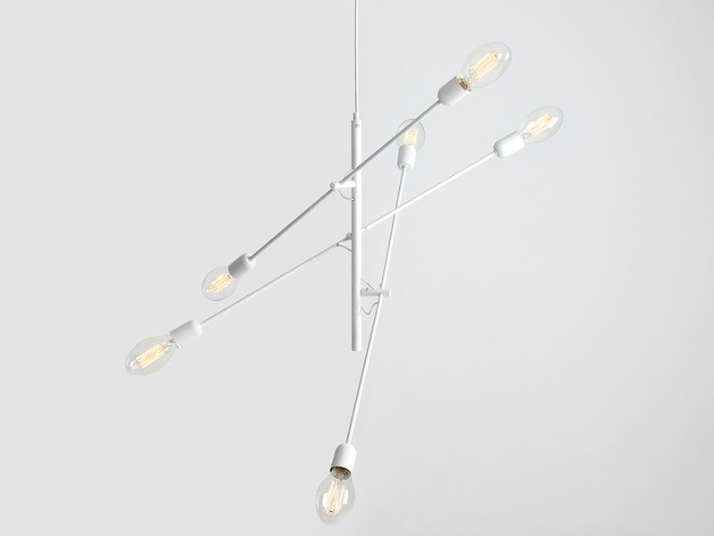 Lampa wisząca TWIGO 6 – biały zdjęcie 1