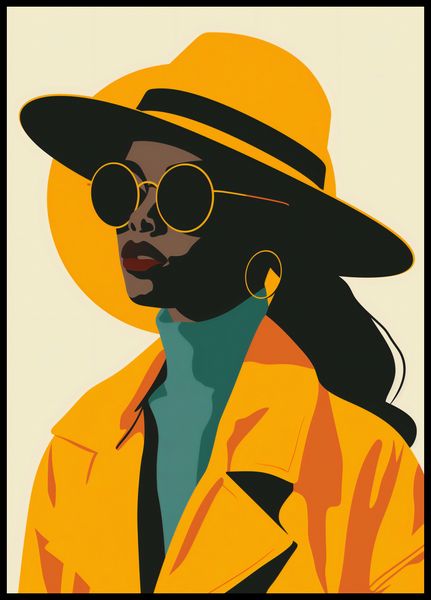 Plakat 64x90cm Żółta Stylowość zdjęcie 2