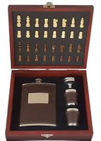 Zestaw Prezentowy Piersiówka+ Lejek + Szachy