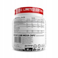 OLIMP BCAA 1100 MEGA CAPS 400caps AMINOKWASY EAA LEUCYNA