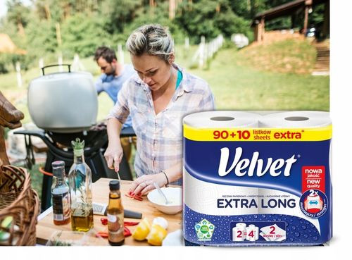 Velvet ręczniki papierowe Extra Long 9x2 rolki 100 listków na Arena.pl