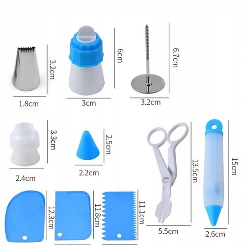 Zestaw do dekorowania tortów 66 el. talerz obrotowy + tylki + akcesoria na Arena.pl