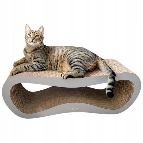 DRAPAK DLA KOTA KARTONOWY DUŻY LEGOWISKO 78x28x24 cm Mruu&Pruu na Arena.pl