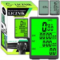 Licznik rowerowy bezprzewodowy Carruzzo K455F
