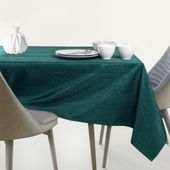 Obrus Plamoodporny  VESTA 140x160 Owal zielony AmeliaHome