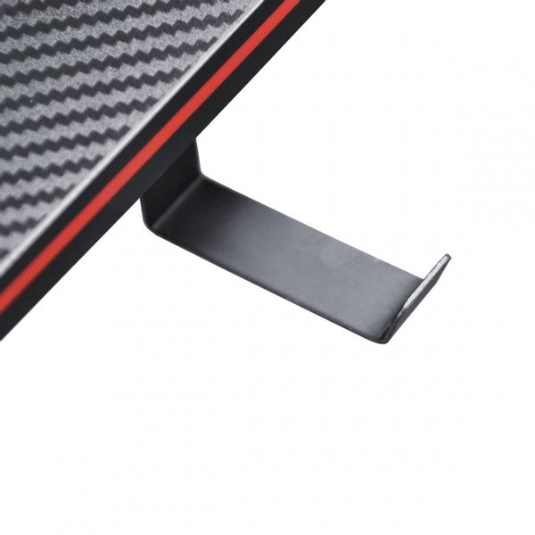 Emaga Biurko do komputera dla gracza BITUXX czarne komputerowe MDF solidne zdjęcie 6