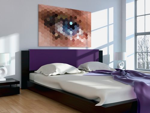 33201 Obraz na płótnie OKO HEKSAGONY na Arena.pl