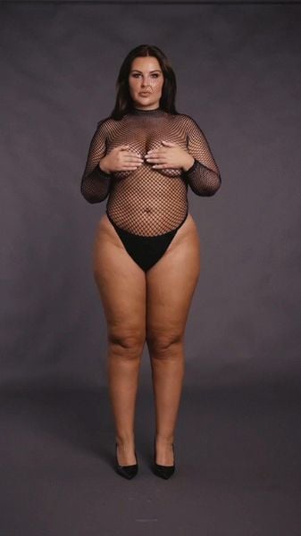 Body With Fishnet Structure And Turtle Neck. zdjęcie 7