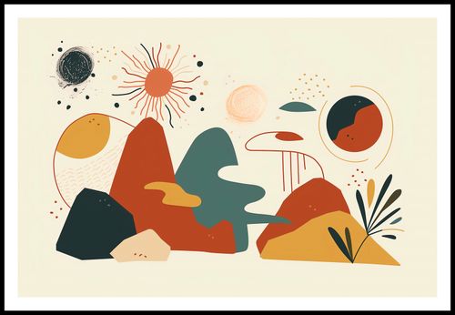 Plakat 91,5x61cm Kosmos Barw na Arena.pl