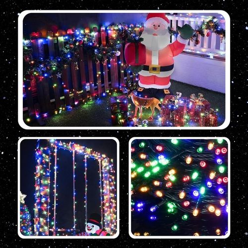 LAMPKI CHOINKOWE 300LED 22m ZEWNĘTRZNE WEWNĘTRZNE MULTIKOLOR ŚWIĄTECZNE na Arena.pl