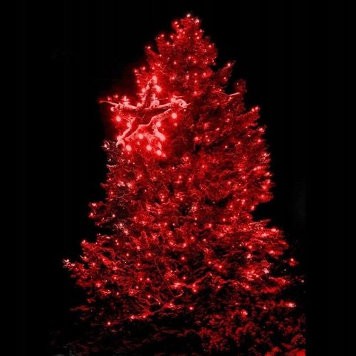 Lampki choinkowe 200 led zewnętrzny kolor czerwony na Arena.pl