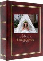 ALBUM NA ZDJĘCIA Z NADRUKIEM DATĄ IMIENIEM KOMUNIA