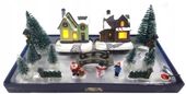 Scenka Świąteczna szopka Wioska LED Magic Village