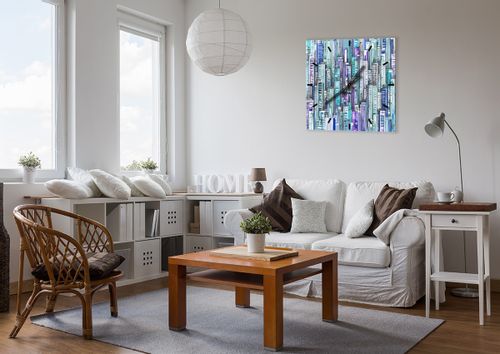 Zegar Ścienny - Drapacze Chmur - 60X60 Cm - C3Ac60X60-3857 na Arena.pl