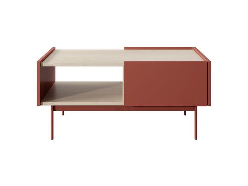 Stolik kawowy Cashmer czerwony na Arena.pl