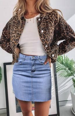 #E1157 BŁĘKITNA JEANS denim MINIÓWA SPÓDNICA M na Arena.pl