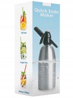 SYFON saturator do WODY SODOWEJ gazowanej SODA MAKER woda sodowa 1L