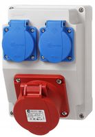 ROZDZIELNICA BUDOWLANA GNIAZDO STAŁE 16A 5P 2X230V