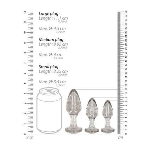 Acrylic Butt Plug Set na Arena.pl