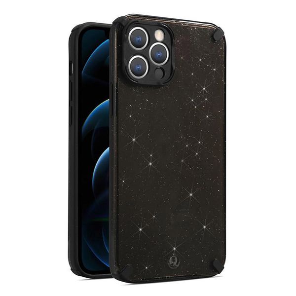 Armor Glitter Case do Samsung Galaxy A20S czarny zdjęcie 1