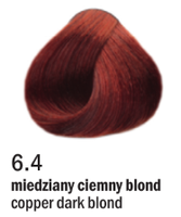 Allwaves Cream Color farba do włosów, koloryzacja trwała, 100 ml 6.4 miedziany ciemny blond