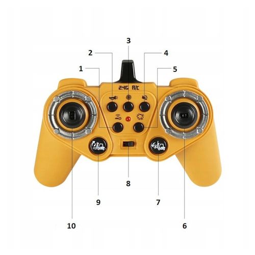 WOOPIE Zdalnie Sterowany Wózek Widłowy 2w1 Dźwig RC - Skala 1:24 na Arena.pl