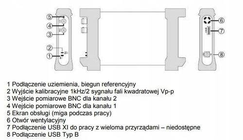 Oscyloskop komputerowy 20 MHz 2 kanałowy 48 MSas 1 Mpts 8 Bit USB VOLTCRAFT na Arena.pl