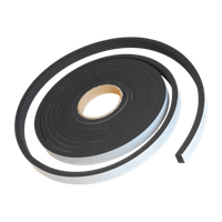 TAŚMA E3135 10mm/20mm/5m PIANKA EPDM 1-STR LEPNA, CZARNA