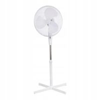 DUŻY WENTYLATOR BIUROWY WIATRAK PODŁOGOWY STOJĄCY DO DOMU BIURA BIAŁY